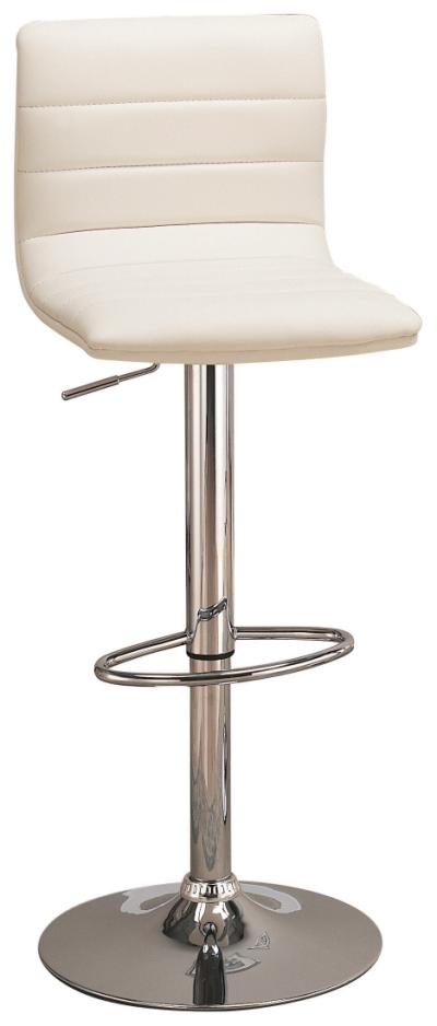 White Swivel Bar Stool 